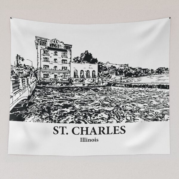 Item preview, St. Charles - Illinois designed and sold by Lakeric Cityscapes.