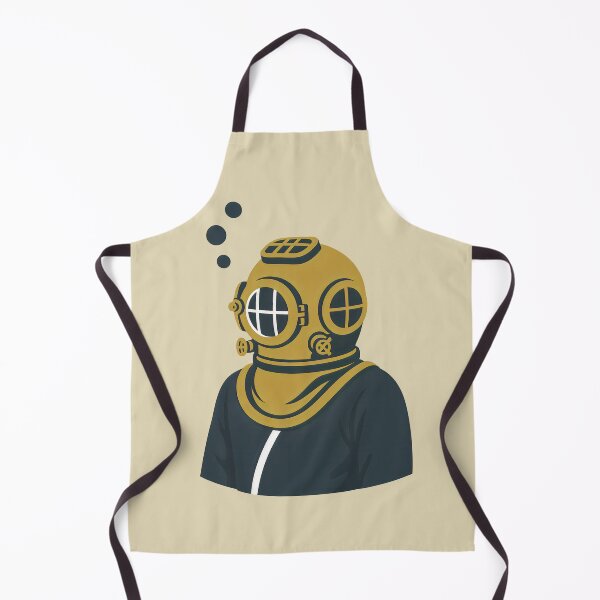 Item preview, Vintage Deep Sea Diver Helmet – Retro Nautical Explorer Design designed and sold by Shoot-The-Moon.