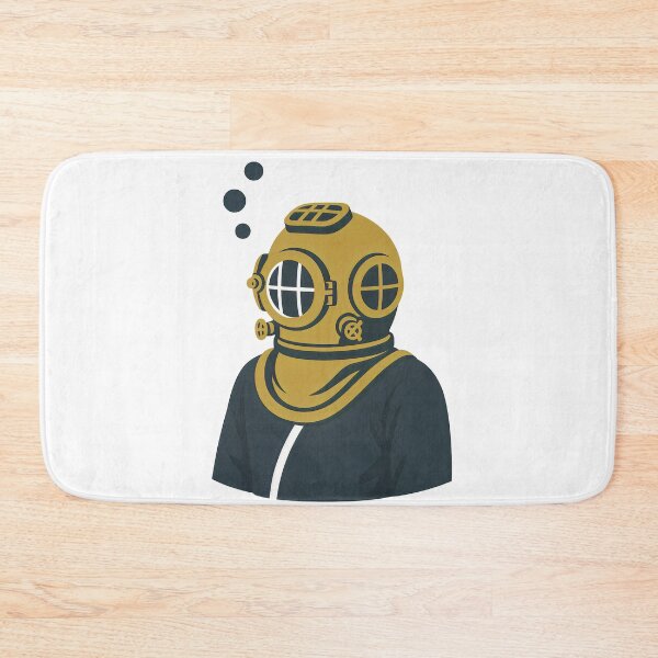 Item preview, Vintage Deep Sea Diver Helmet – Retro Nautical Explorer Design designed and sold by Shoot-The-Moon.