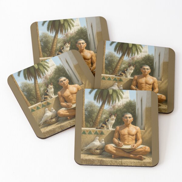 Item preview, Ancient egyptian scribe in Sitting in the Egyptian countryside designed and sold by TuyaArts.