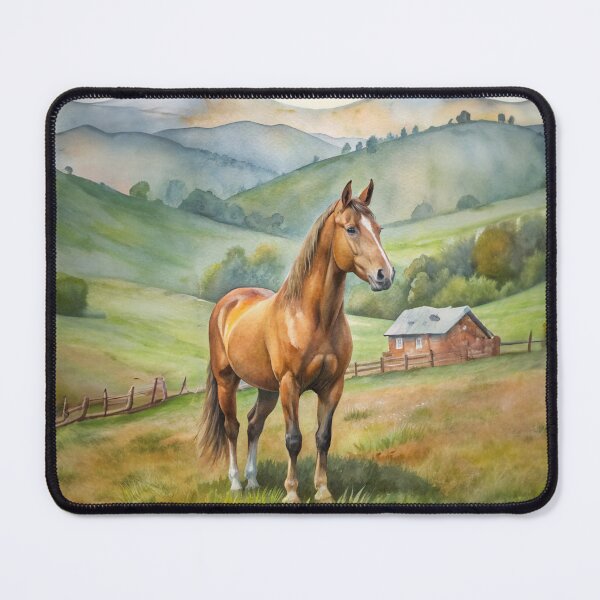 Item preview, Beautiful horse in the pasture designed and sold by Made-by-Gus.