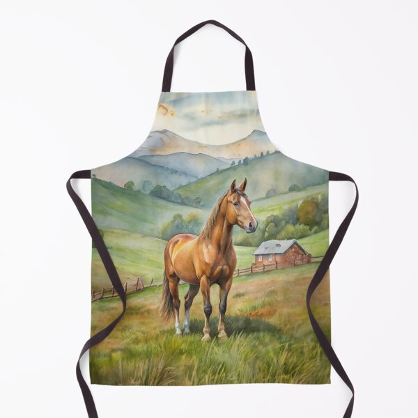 Item preview, Beautiful horse in the pasture designed and sold by Made-by-Gus.