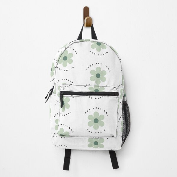Item preview, Your Feelings Are Valid. Green flower mental health reminder designed and sold by brodidudie.