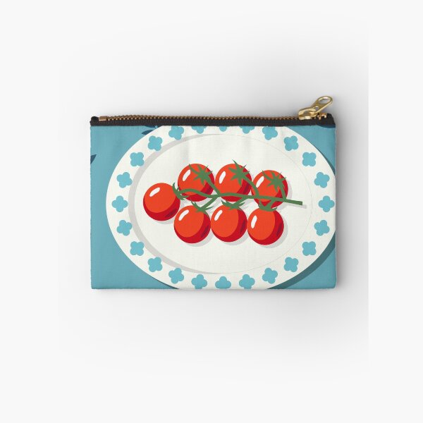 Item preview, Cherry Tomatoes and Lemons Mediterranean Food Pattern designed and sold by Artchyzh.