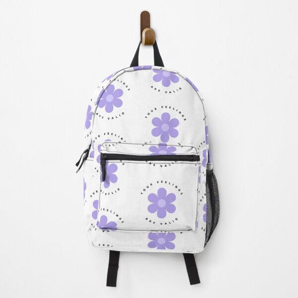 Item preview, Your Feelings Are Valid. Purple flower mental health reminder designed and sold by brodidudie.