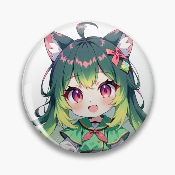 Item preview, Sprigatito Gijinka – Cute Kemonomimi Girl Art designed and sold by KAWAII ART BOX.