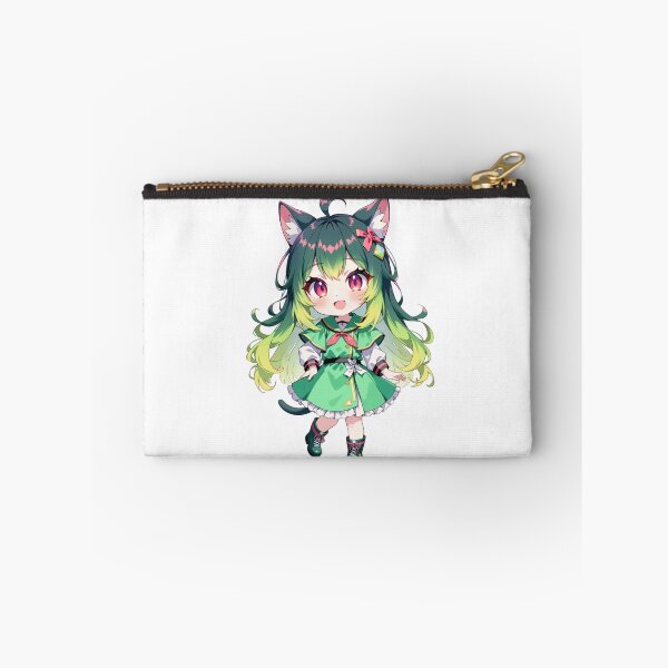 Item preview, Sprigatito Gijinka – Cute Kemonomimi Girl Art designed and sold by KAWAII ART BOX.