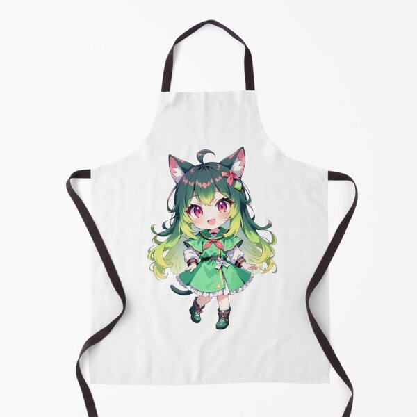 Item preview, Sprigatito Gijinka – Cute Kemonomimi Girl Art designed and sold by KAWAII ART BOX.