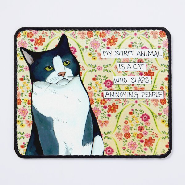 Item preview, Cat Who Slaps, cat hand created art designed and sold by jamiemorathart.