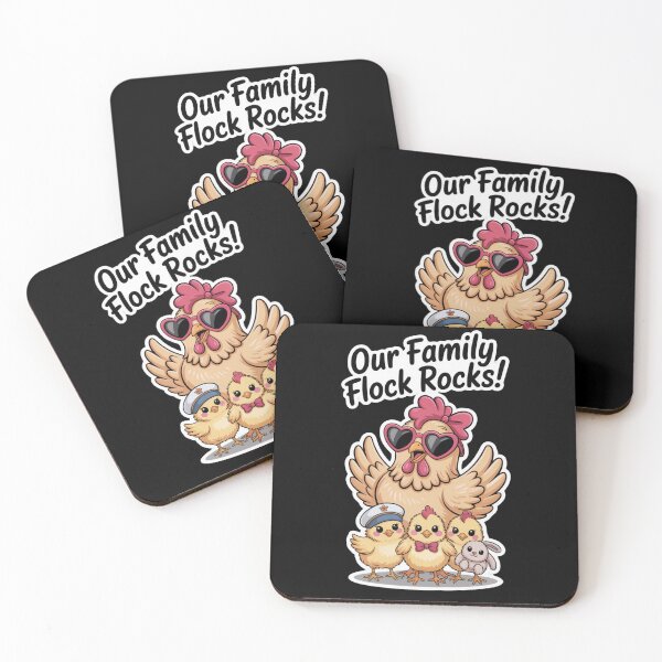 Item preview, Our Flock Rocks Matching – Funny Group Shirts for Friends & Family designed and sold by FeelCreations.