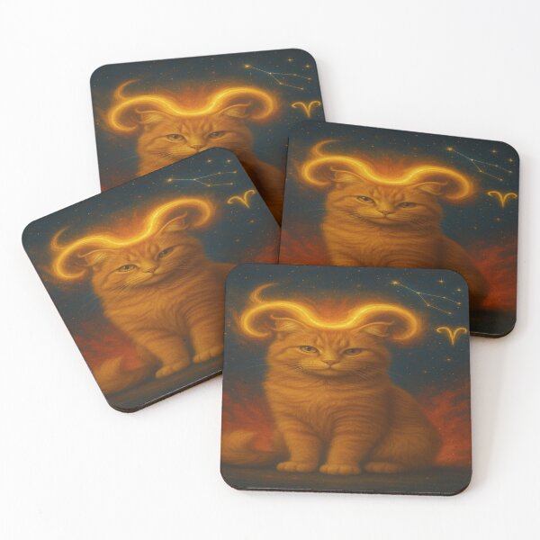 Item preview, Simba the Aries — Zodiac Flame Spirit designed and sold by Paw & Whimsy.