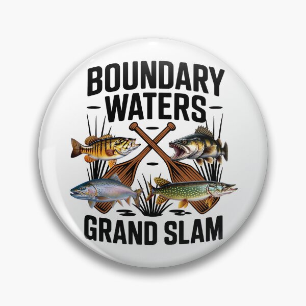 Item preview, Boundary Waters Grand Slam Fishing T-Shirt Design designed and sold by WayoftheWater.