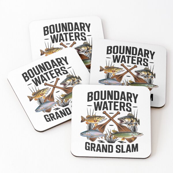 Item preview, Boundary Waters Grand Slam Fishing T-Shirt Design designed and sold by WayoftheWater.