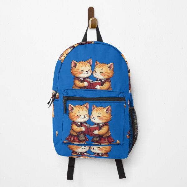 Item preview, Cheerful Whimsical Orange Kitties Reading Burns Night Poems designed and sold by taiche.