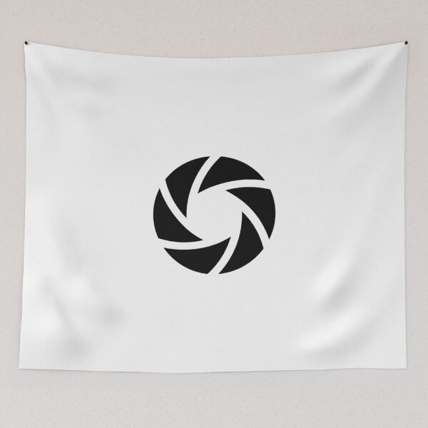 Item preview, Camera shutter icon minimalistic design in black and white  designed and sold by Long Exposure.