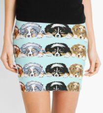 Australian Shepherd Puppies all 4 colors Mini Skirt