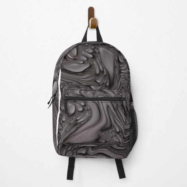 Item preview, Fluid Black and Grey Metal Liquid Oil  designed and sold by Abstract65.