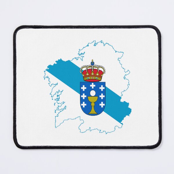 Item preview, Flag map of Galicia designed and sold by Beluga Cat.