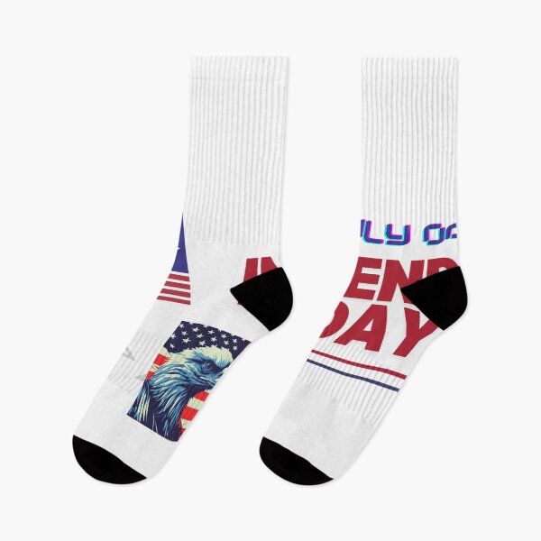 Item preview, USA Independence Day Bold Eagle Neon July 04 Design designed and sold by SDFsignature.