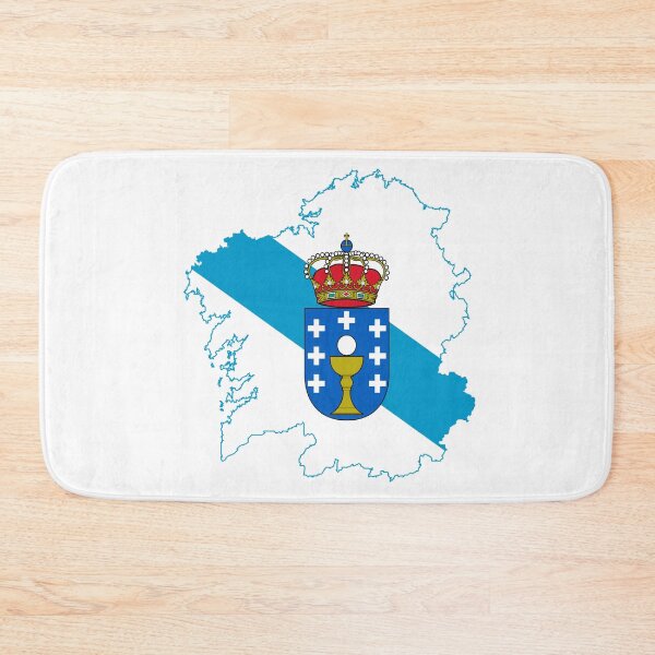 Item preview, Flag map of Galicia designed and sold by Beluga Cat.