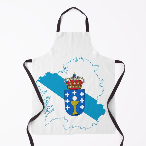 Item preview, Flag map of Galicia designed and sold by Beluga Cat.