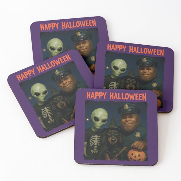Item preview, Bigfoot Alien Wiener Dog Funny Halloween Trick  or Treat Door Camera designed and sold by d247.