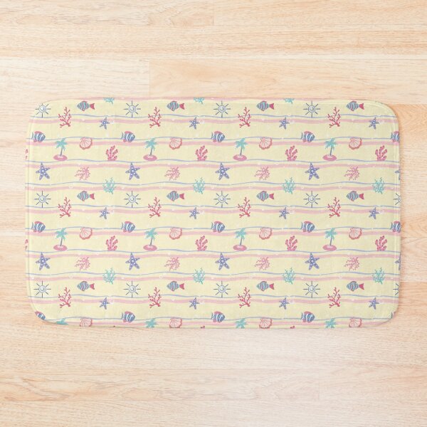 Item preview, Gentle Ocean Waves & Sea Creatures Pattern designed and sold by nuteling.