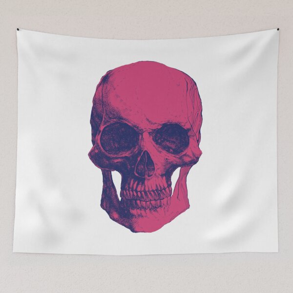 Item preview, Classic Skull Image In Purple Pink designed and sold by Abstract65.