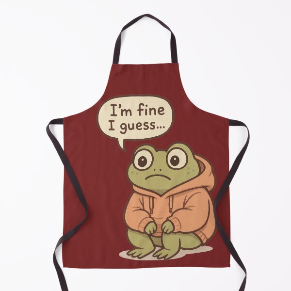 Item preview, Anxious Frog in Oversized Hoodie designed and sold by MetaMuralStudio.