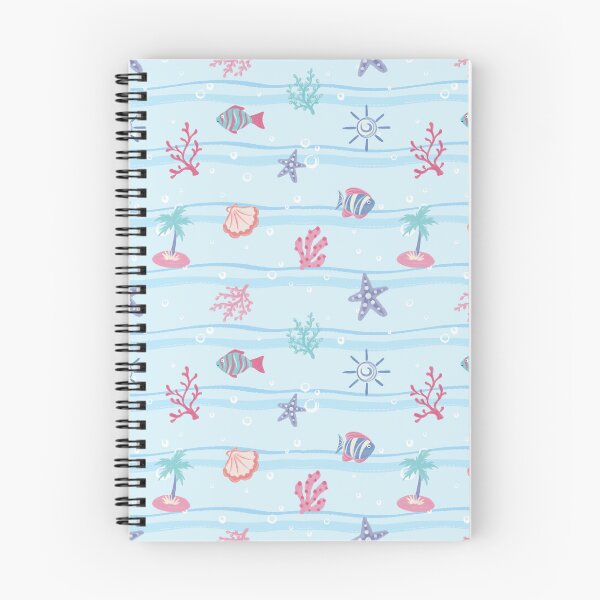 Item preview, Ocean Waves & Sea Creatures Pattern designed and sold by nuteling.