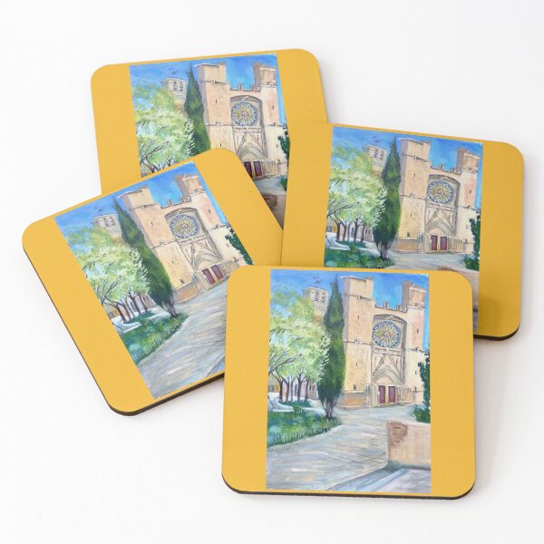Item preview, La Cathedrale St.Nazaire, Béziers - Oil Painting designed and sold by Autignac-Artist.
