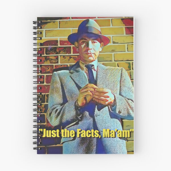 Item preview, "Just the Facts, Ma'am" - Dragnet designed and sold by deusrex007.