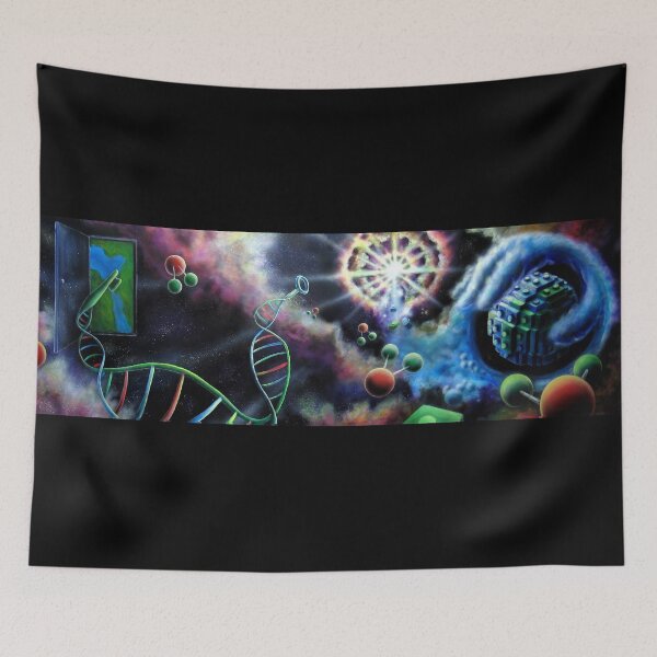 Item preview, Trippy Space Psychedelic Colors Surreal Universe designed and sold by Vincent Monaco.