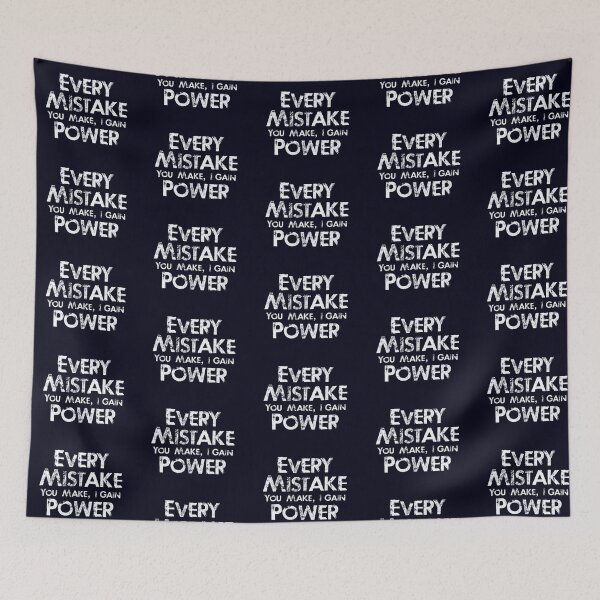Item preview, Every Mistake You Make, I Gain Power – Sarcastic Funny Teachers Quote | Gamer & Villain Humor designed and sold by Cree8if.