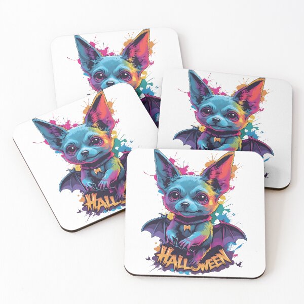 Item preview, Colorful Halloween dogybat designed and sold by Anno Meister.