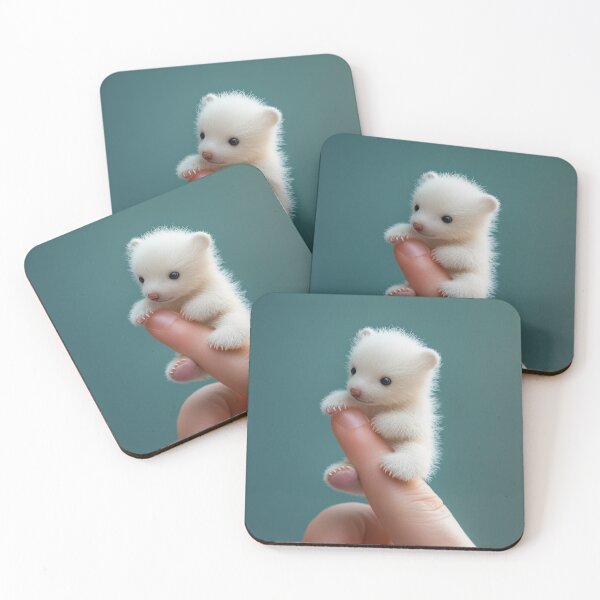 Item preview, Mini polar bear, aye-aye, thumb animal designed and sold by ARTelierDigital.