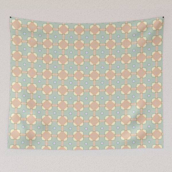Item preview, repeatability the illusion decoration seamless colorful repeat pattern designed and sold by Abrahamjrnd.
