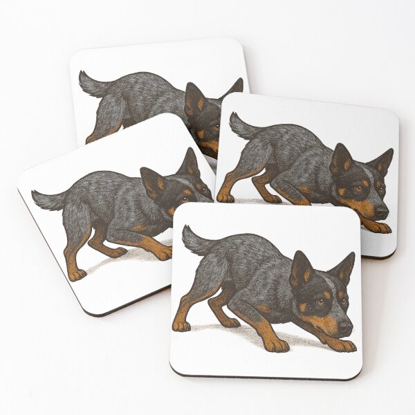 Item preview, Blue Heeler in Ready Mode designed and sold by Elbeety.