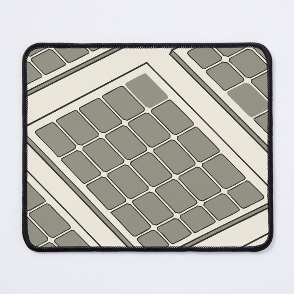 Item preview, Grid Like Pattern of Rectangular Solar Panels in Muted Tones designed and sold by Creative88Art.