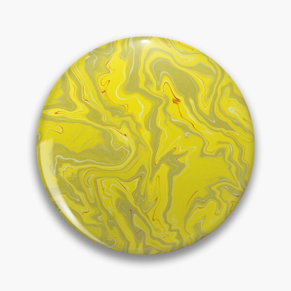 Item preview, Buttercup Yellow Fluid Contemporary Abstract Art Design designed and sold by Abstract65.