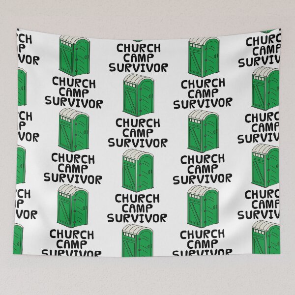 Item preview, Church Camp Survivor, Youth Pastor Summer Christian Funny designed and sold by doodlerob.