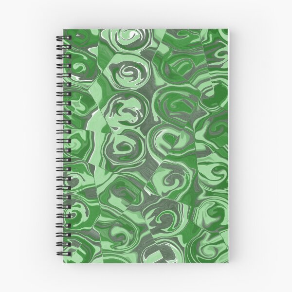 Item preview, Swamp Green and Grey Fluid Contemporary Abstract Art Design designed and sold by Abstract65.