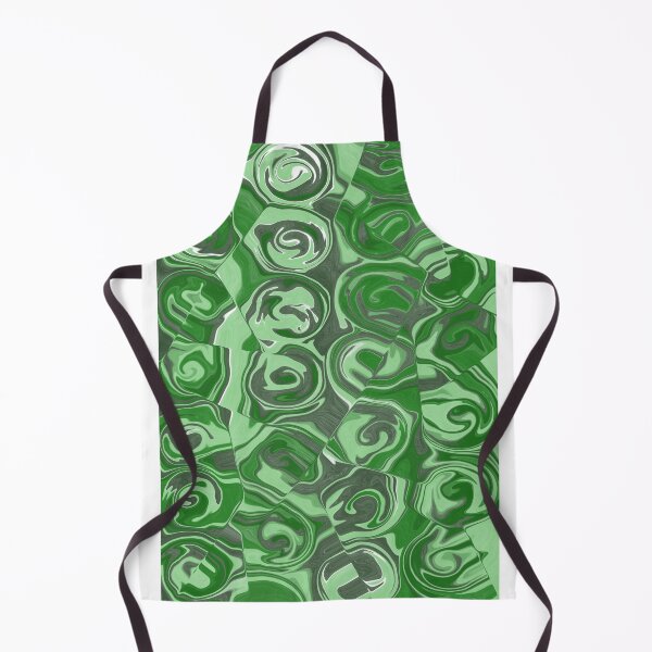 Item preview, Swamp Green and Grey Fluid Contemporary Abstract Art Design designed and sold by Abstract65.