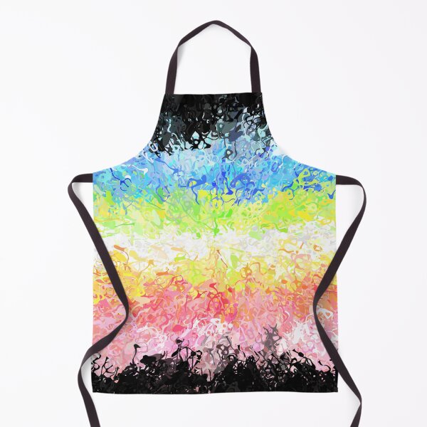 Item preview, Funky Psychedelic Eclectic Quirky Abstract Queer Pride Flag designed and sold by Chaos Queery.