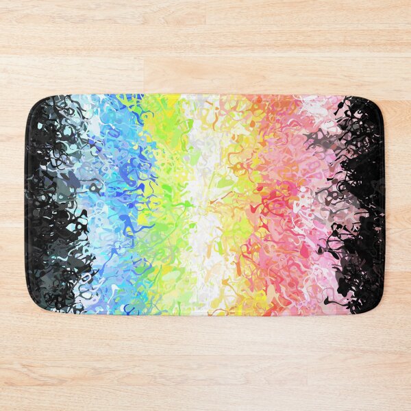 Item preview, Funky Psychedelic Eclectic Quirky Abstract Queer Pride Flag designed and sold by Chaos Queery.