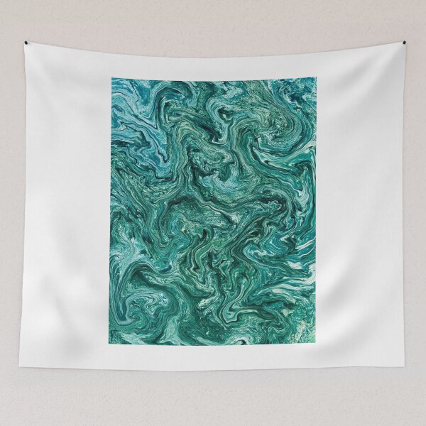 Item preview, Fluid Green and Black Liquid  designed and sold by Abstract65.