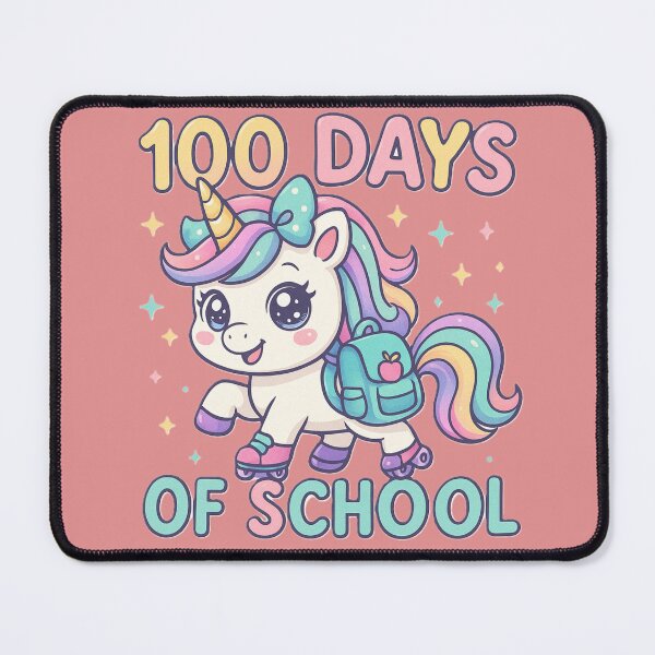 Item preview, 100 Days of School Girls Teacher 100th Day Unicorn designed and sold by NutSkyArt.