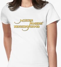 Mr Rogers Neighborhood Women's Fitted T-Shirt