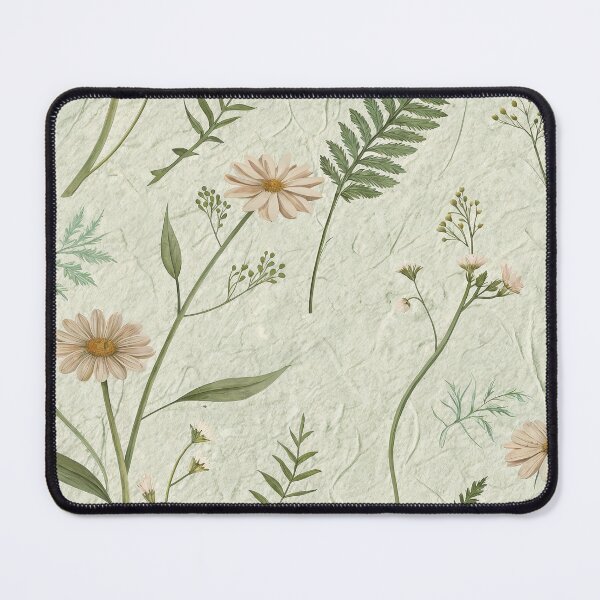 Item preview, Seamless Botanical Pattern with Daisies and Wildflowers on Beige designed and sold by Creative88Art.