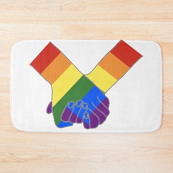Item preview, Pride Holding Hands - Pride Flag designed and sold by PaperPainter.
